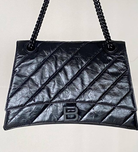 발렌시아가 CRUSH 크러쉬 체인 숄더백 미듐