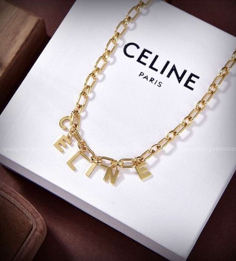 셀린느 로고 체인 목걸이
