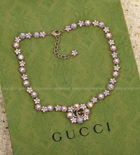구찌 더블 G 플라워 목걸이