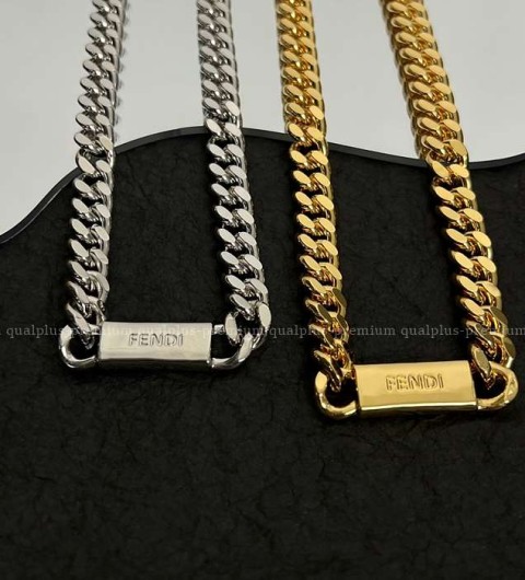 펜디 로고 체인 목걸이 (2color)