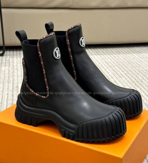 루이비통 루비 플랫 앵클 부츠 여성용