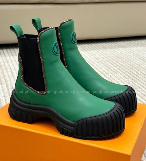 루이비통 루비 플랫 앵클 부츠 여성용