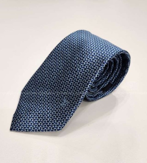 [국내배송] 루*비통 23ss 다이마몬드 V 실크 넥타이