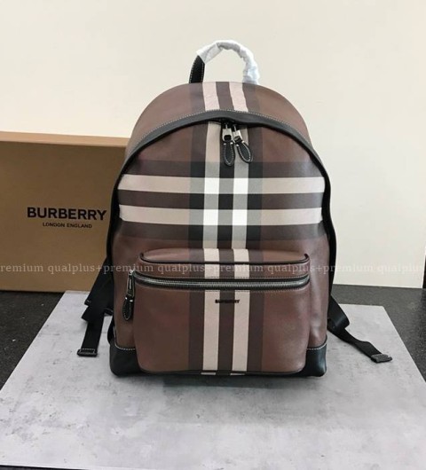 버버리 체크 백팩 남녀공용