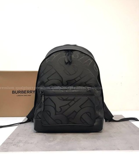 버버리 모노그램 자카드 백팩 남녀공용