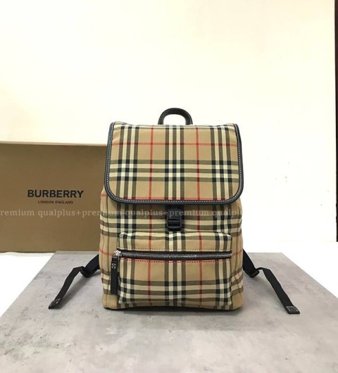 버버리 체크 백팩 남녀공용