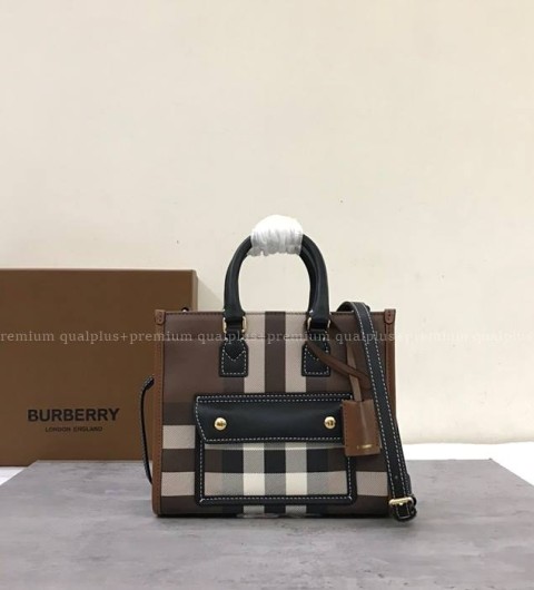 버버리 프레야 탑핸들백 미니