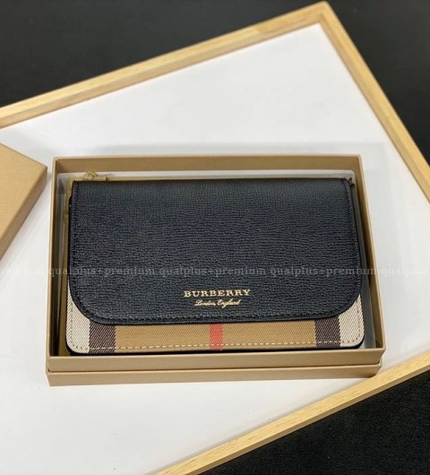 버버리 체크 WOC 숄더백