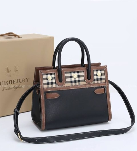버버리 빈티지 체크 핸드백