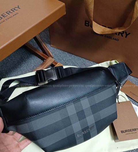 버버리 케이슨 힙색 벨트백 남성용