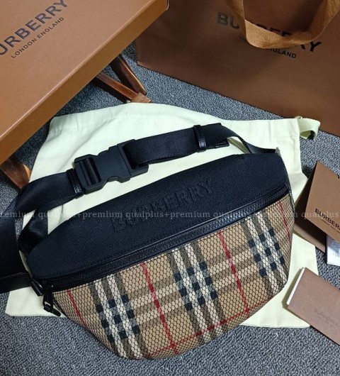 버버리 쏘니 힙색 벨트백 남성용