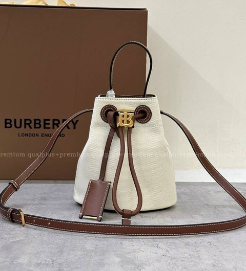 버버리 TB 버킷 핸드백 미니