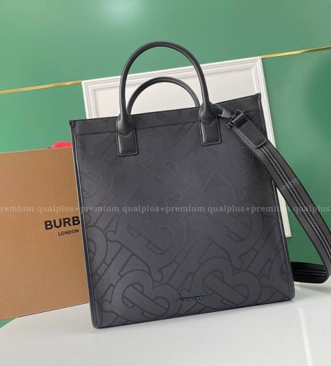 버버리 슬림 버티컬 데니 토트백 남성용