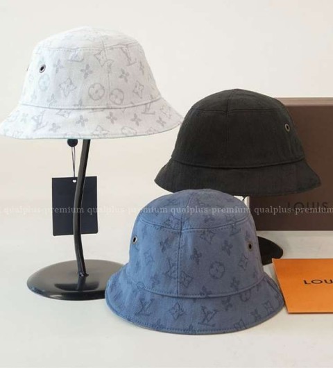 [국내배송] 루*비통 남여 모노그램 리버시블 에센셜 양면 버킷햇 (3color)