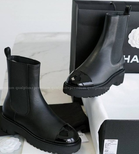 샤넬 CC 첼시 부츠 여성용