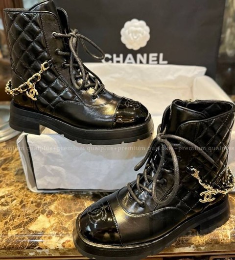 샤넬 체인 워커 부츠 여성용
