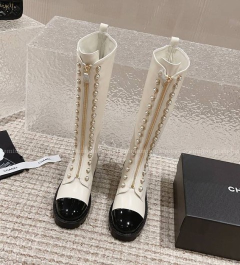 샤넬 하이 부츠 여성용