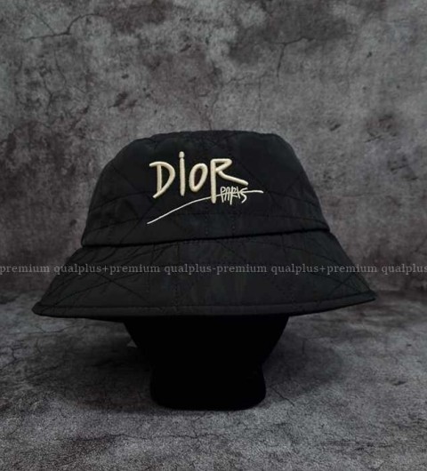 [국내배송] 디* 매크로까나쥬 패턴 스티치 버킷햇