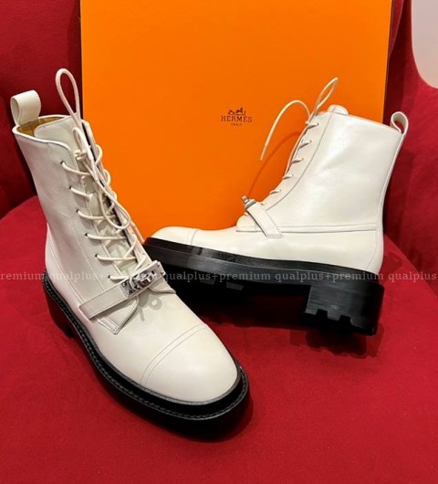 에르메스 펑크 앵클 부츠 여성용