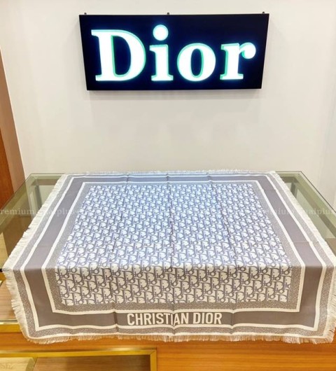 디올 오블리크 스퀘어 스카프