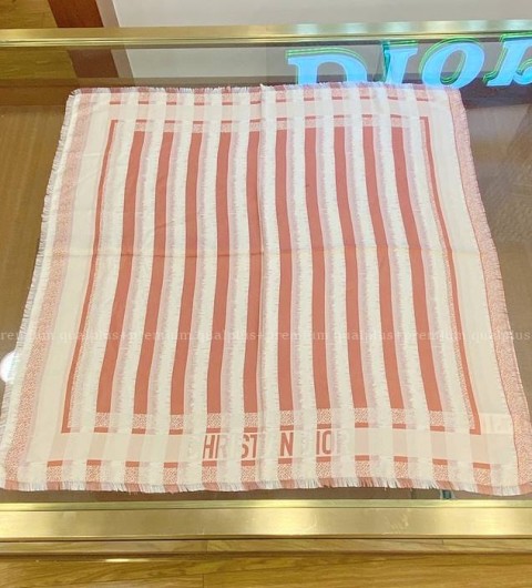 디올 D-Stripes 스퀘어 스카프