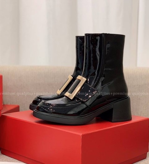 로저비비에 비브 레인저스 메탈 앵클 부츠 6cm 여성용