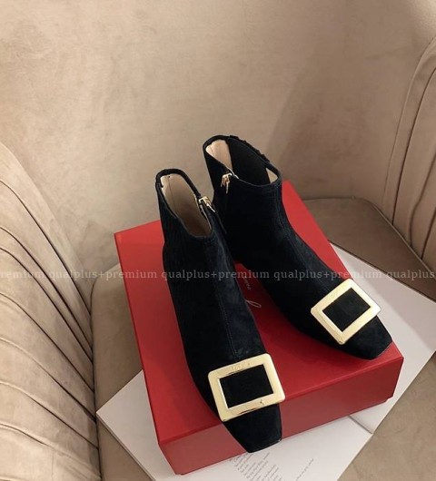 로저비비에 비브 레인저스 메탈 버클 첼시 부츠 4.5cm 여성용