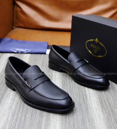 프라다 가죽 로퍼 남성용