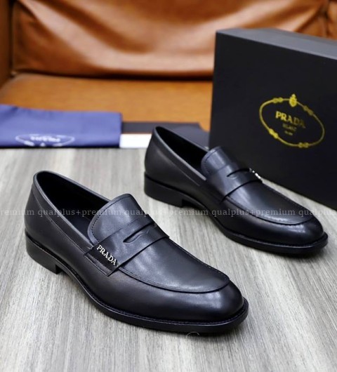 프라다 가죽 로퍼 남성용