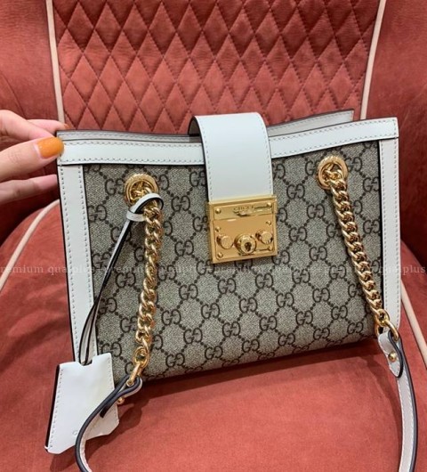 구찌 498156 패들락 GG 수프림 캔버스 숄더백