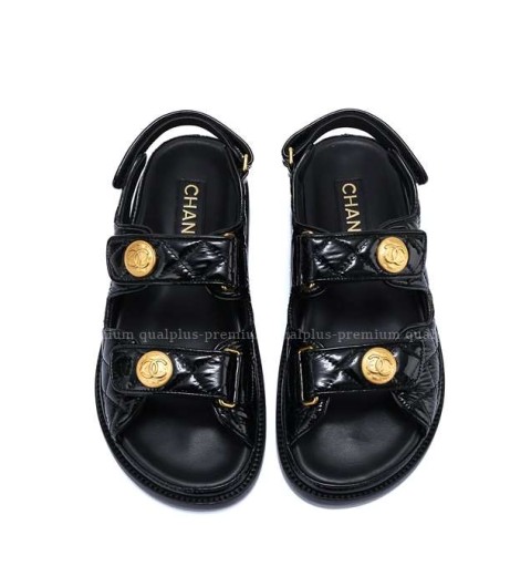 [국내배송] 샤* 써클 버튼 벨크로샌들