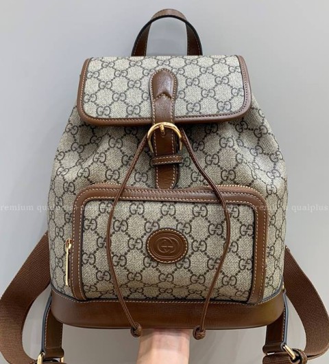 구찌 674147 인터로킹 G 백팩