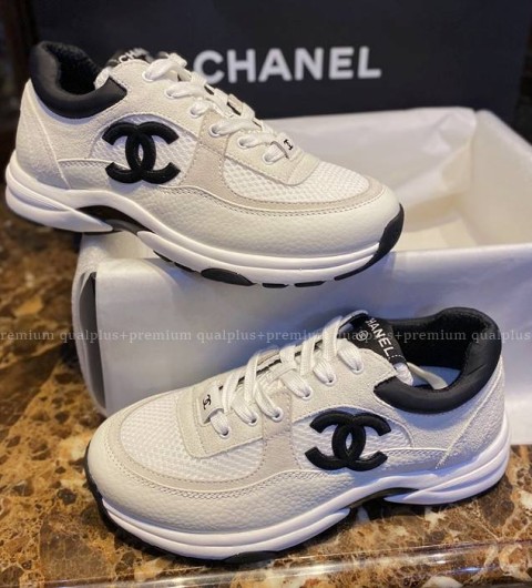 샤넬 CC 크루즈 테니스 스니커즈 여성용