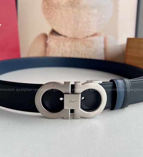 페라가모 간치니 리버시블 벨트 3.5cm