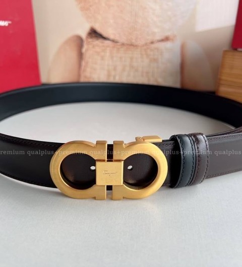 페라가모 간치니 리버시블 벨트 3.5cm