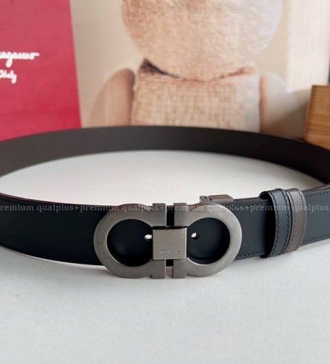 페라가모 간치니 리버시블 벨트 3.5cm