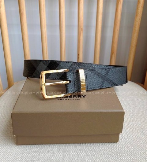 버버리 체크 벨트 3.5cm