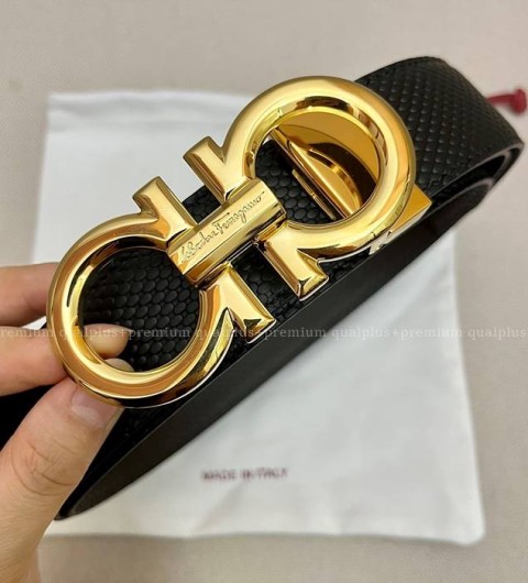 페라가모 간치니 리버시블 벨트 3.5cm