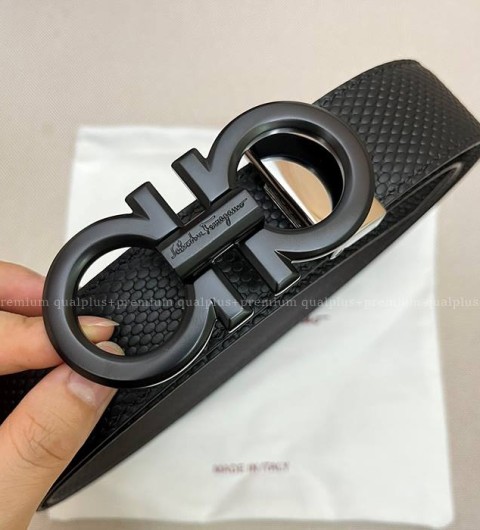 페라가모 간치니 리버시블 벨트 3.5cm