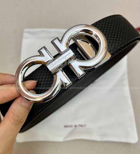 페라가모 간치니 리버시블 벨트 3.5cm