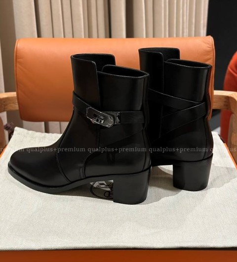 에르메스 프렌치 앵클 부츠 여성용