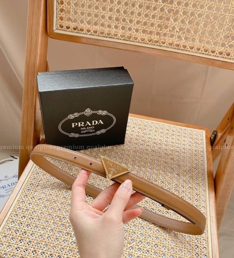프라다 삼각 로고 벨트 2cm