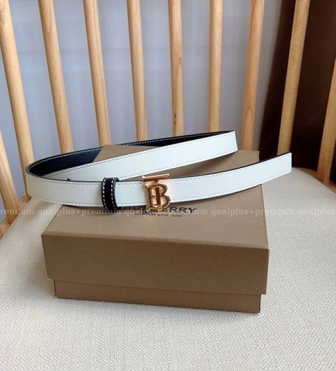 버버리 TB 로고 리버시블 벨트 2cm