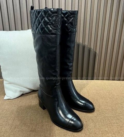 샤넬 CC 롱 부츠 여성용