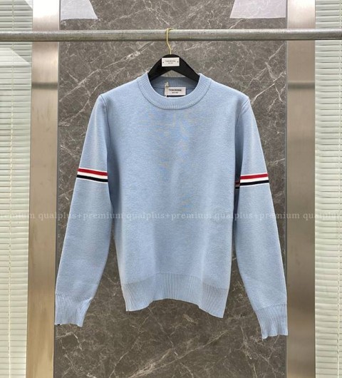 톰브라운 암밴드 스트라이프 니트