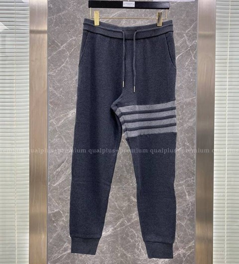 톰브라운 4-바 와플 트레이닝 팬츠