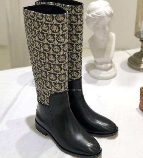 페라가모 간치니 부츠 여성용 2.5cm