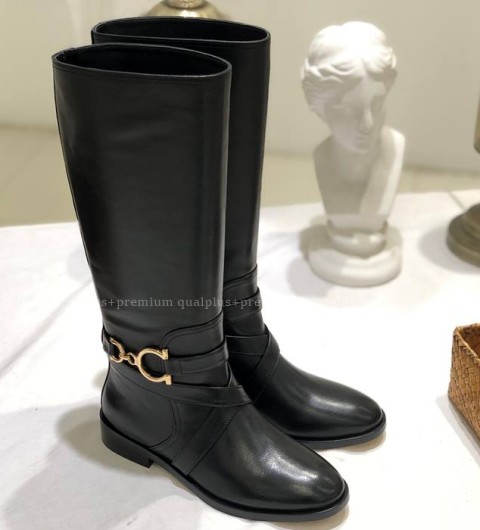 페라가모 간치니 부츠 여성용 2.5cm