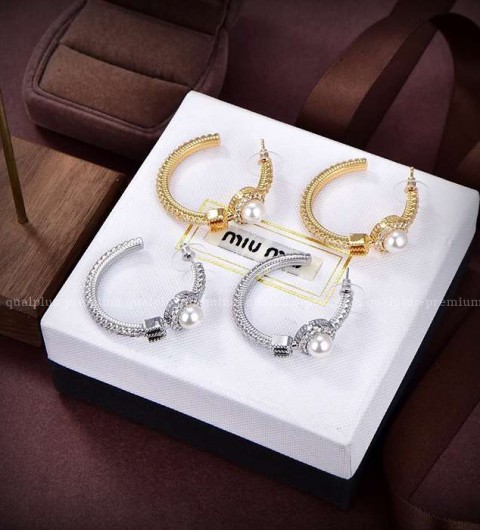 미우미우 귀걸이 (2color)