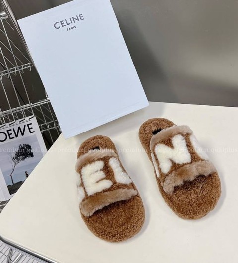 셀린느 퍼 슬리퍼 여성용